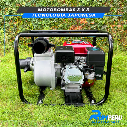 Motobombas 3x3 Tecnología Japonesa