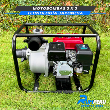 Motobombas 3x3 Tecnología Japonesa