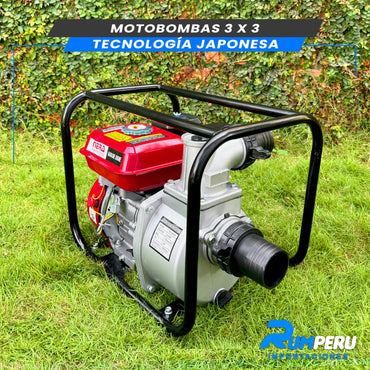 Motobombas 3x3 Tecnología Japonesa