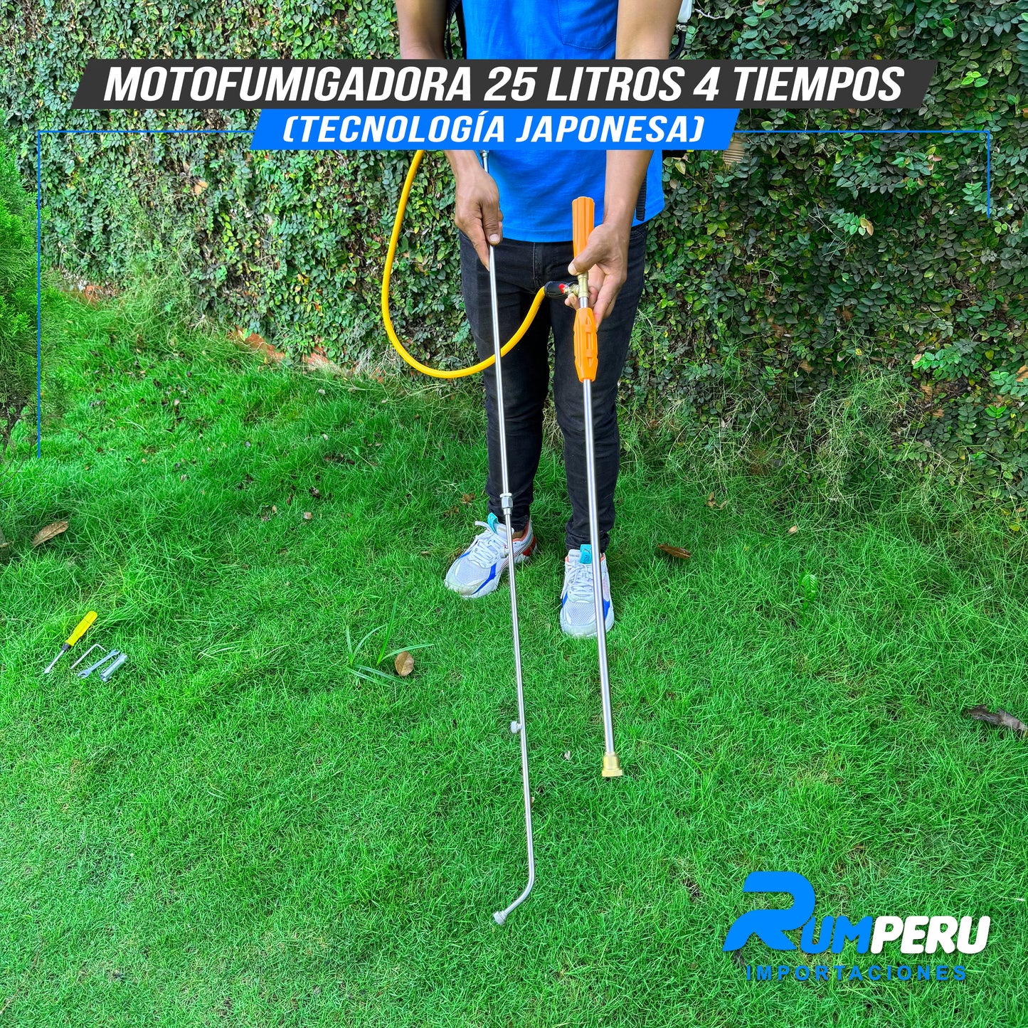 Motofumigadora 25L Tecnología Japonesa 4 Tiempos
