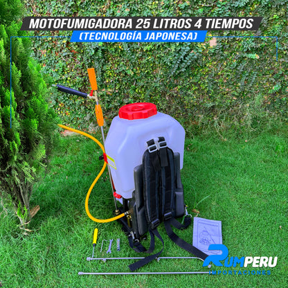 Motofumigadora 25L Tecnología Japonesa 4 Tiempos