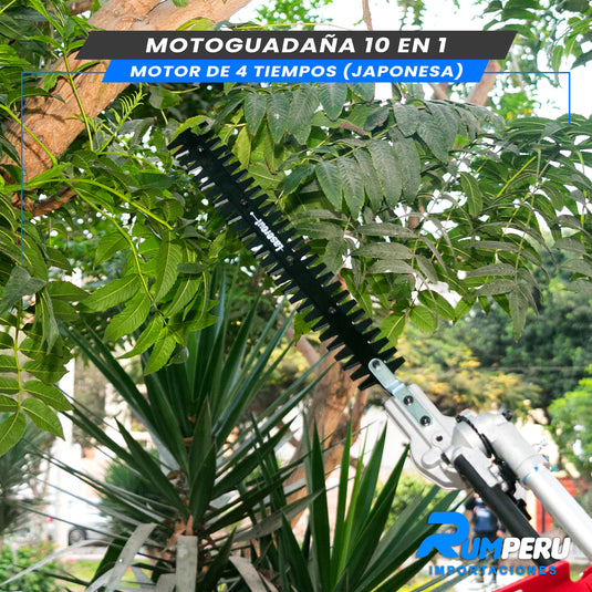 Motoguadaña 10 en 1 (JAPONES CON MOTOR 4 TIEMPOS)