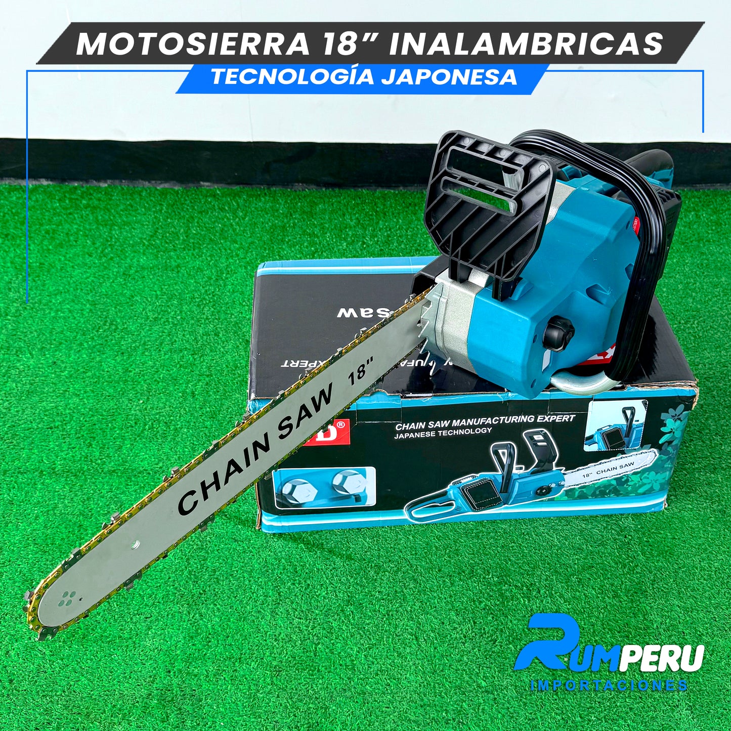 Motosierra 18 Pulgadas tecnologia Japonesa