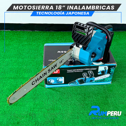 Motosierra 18 Pulgadas tecnologia Japonesa