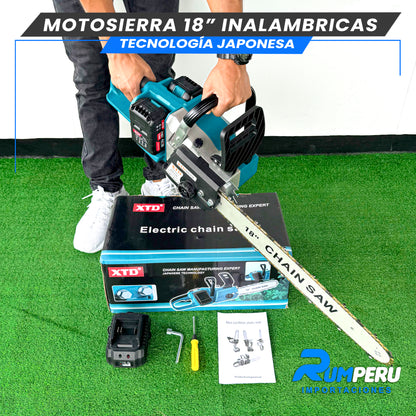 Motosierra 18 Pulgadas tecnologia Japonesa