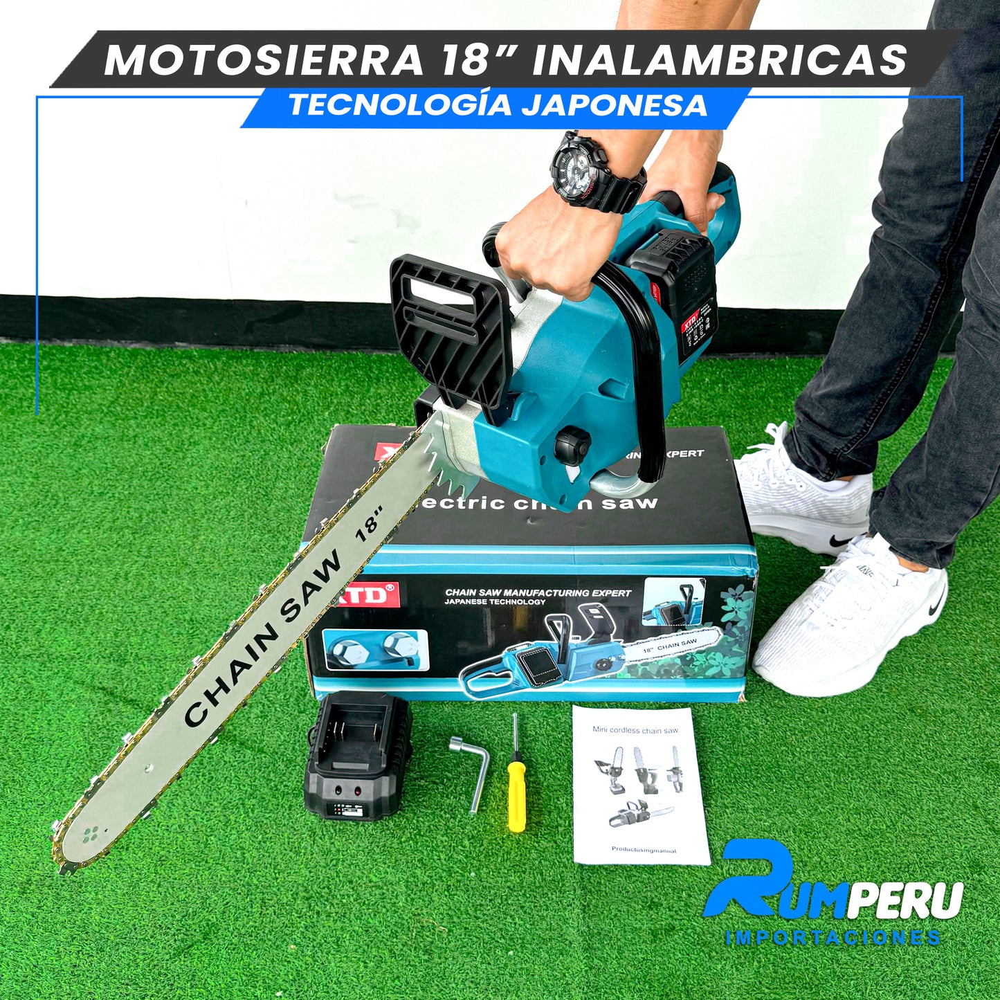 Motosierra 18 Pulgadas tecnologia Japonesa