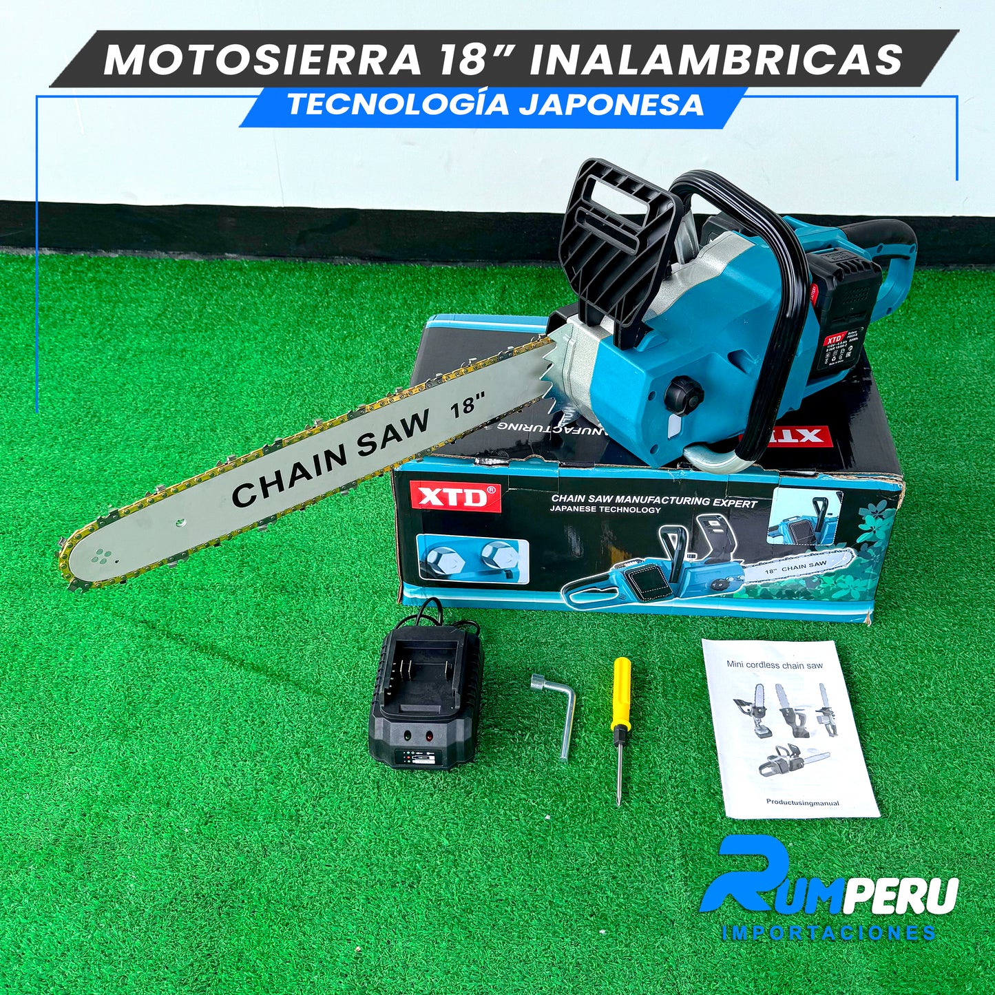 Motosierra 18 Pulgadas tecnologia Japonesa