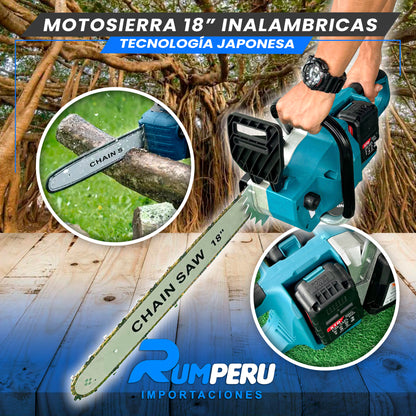 Motosierra 18 Pulgadas tecnologia Japonesa