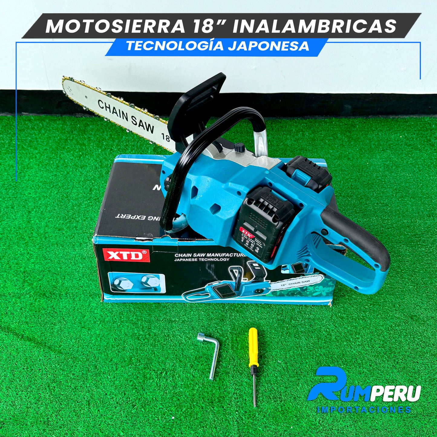 Motosierra 18 Pulgadas tecnologia Japonesa