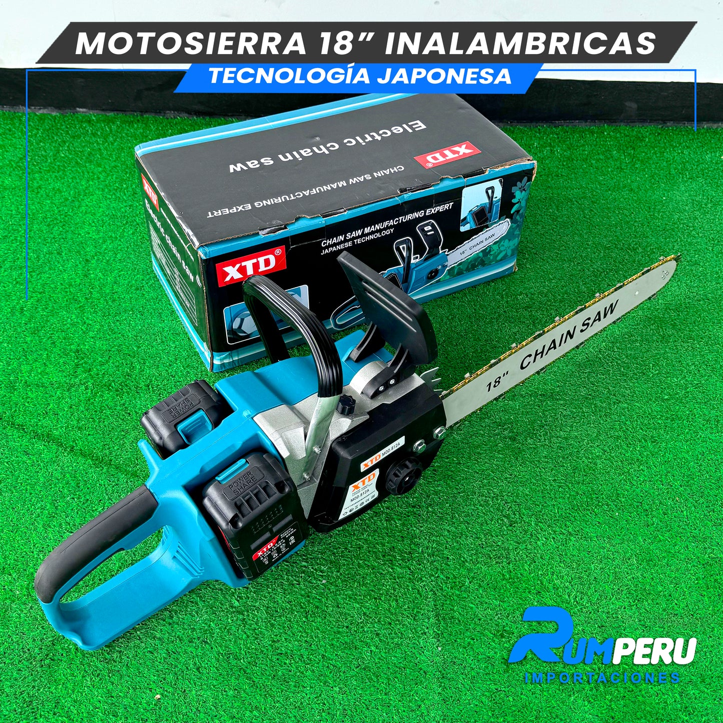 Motosierra 18 Pulgadas tecnologia Japonesa