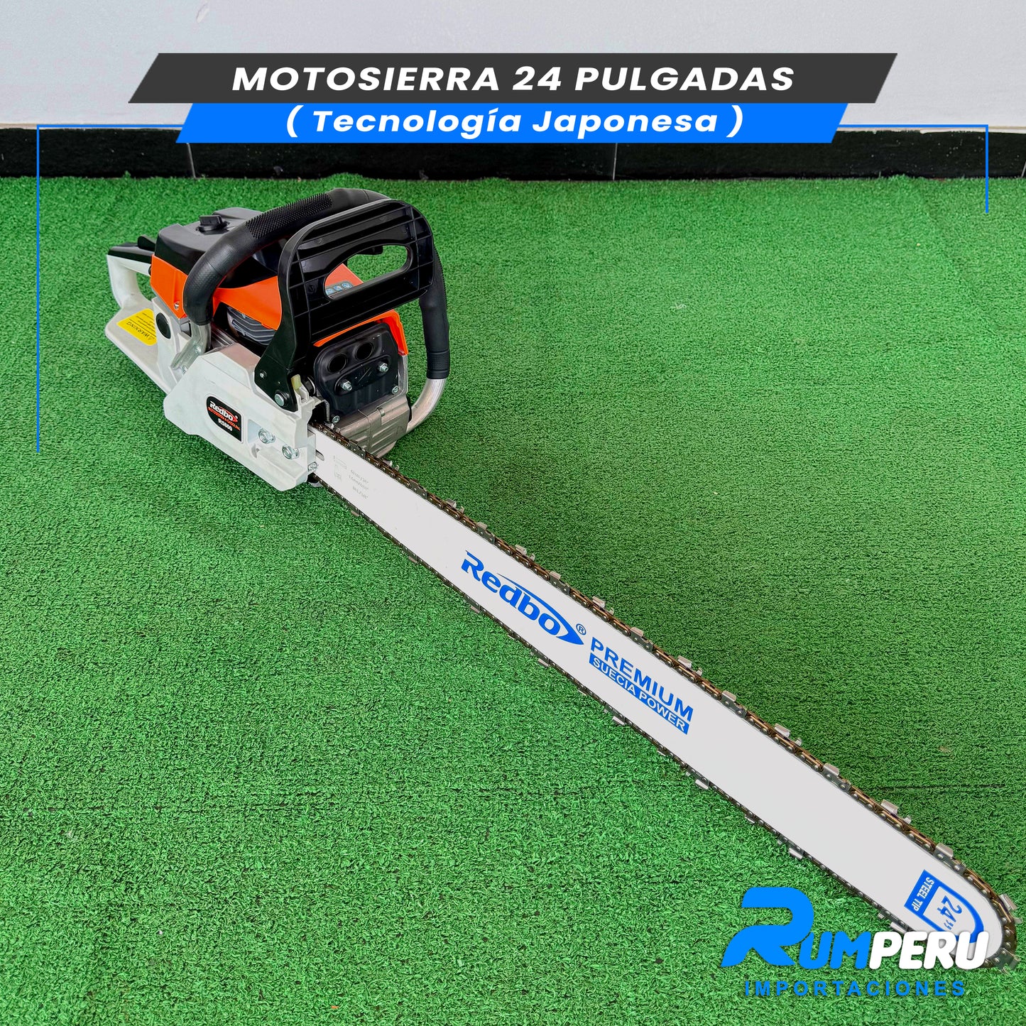 Motosierra de 24 Pulgadas (Tecnología Japonesa)