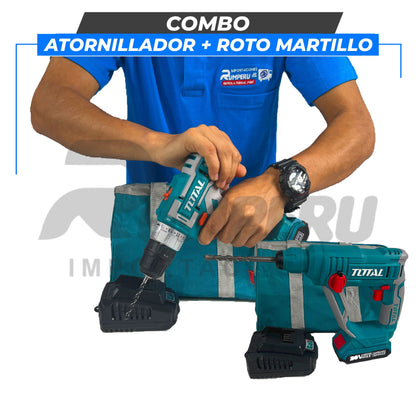 Combo taladro + Rotomartillo