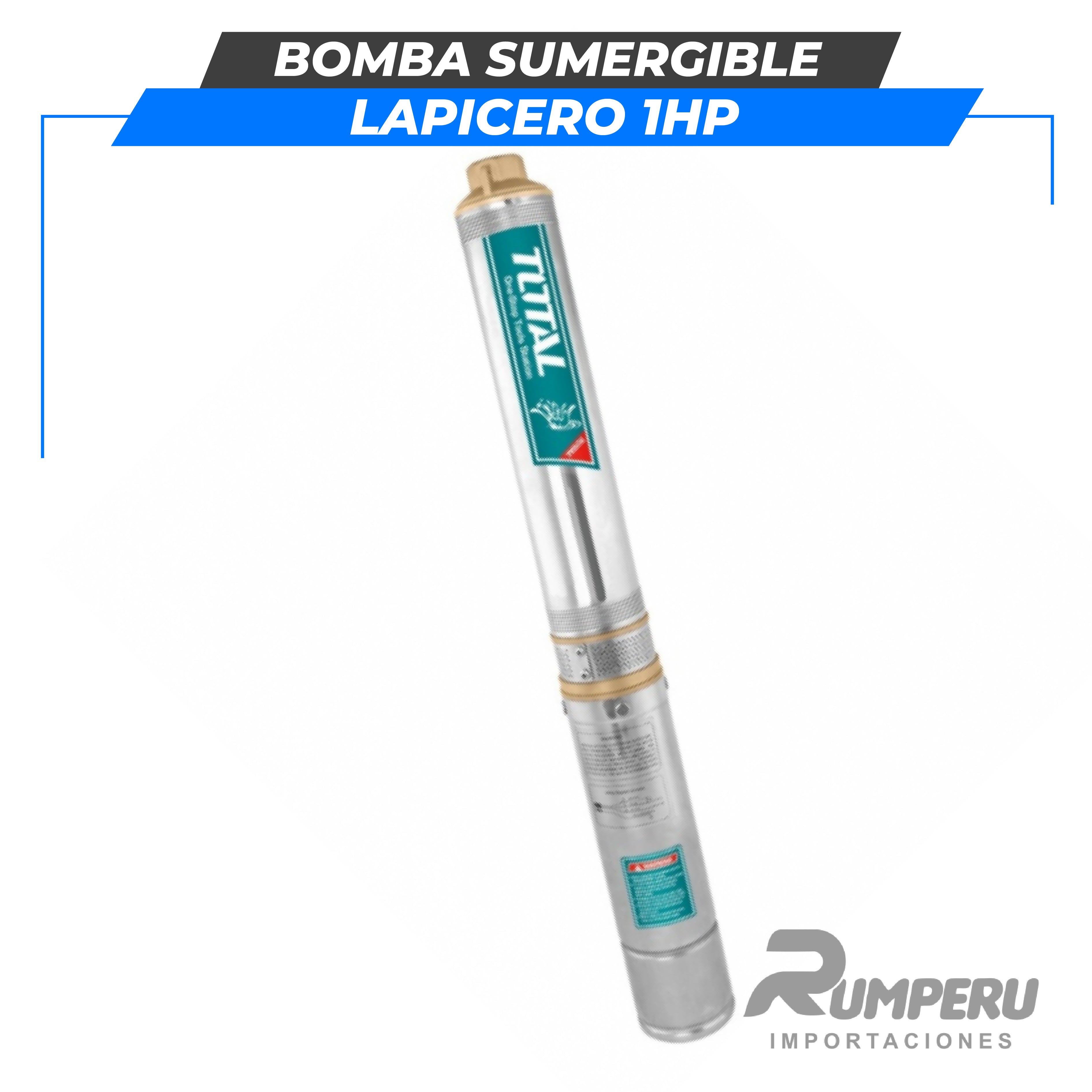 Bomba sumergible lapicero 1HP