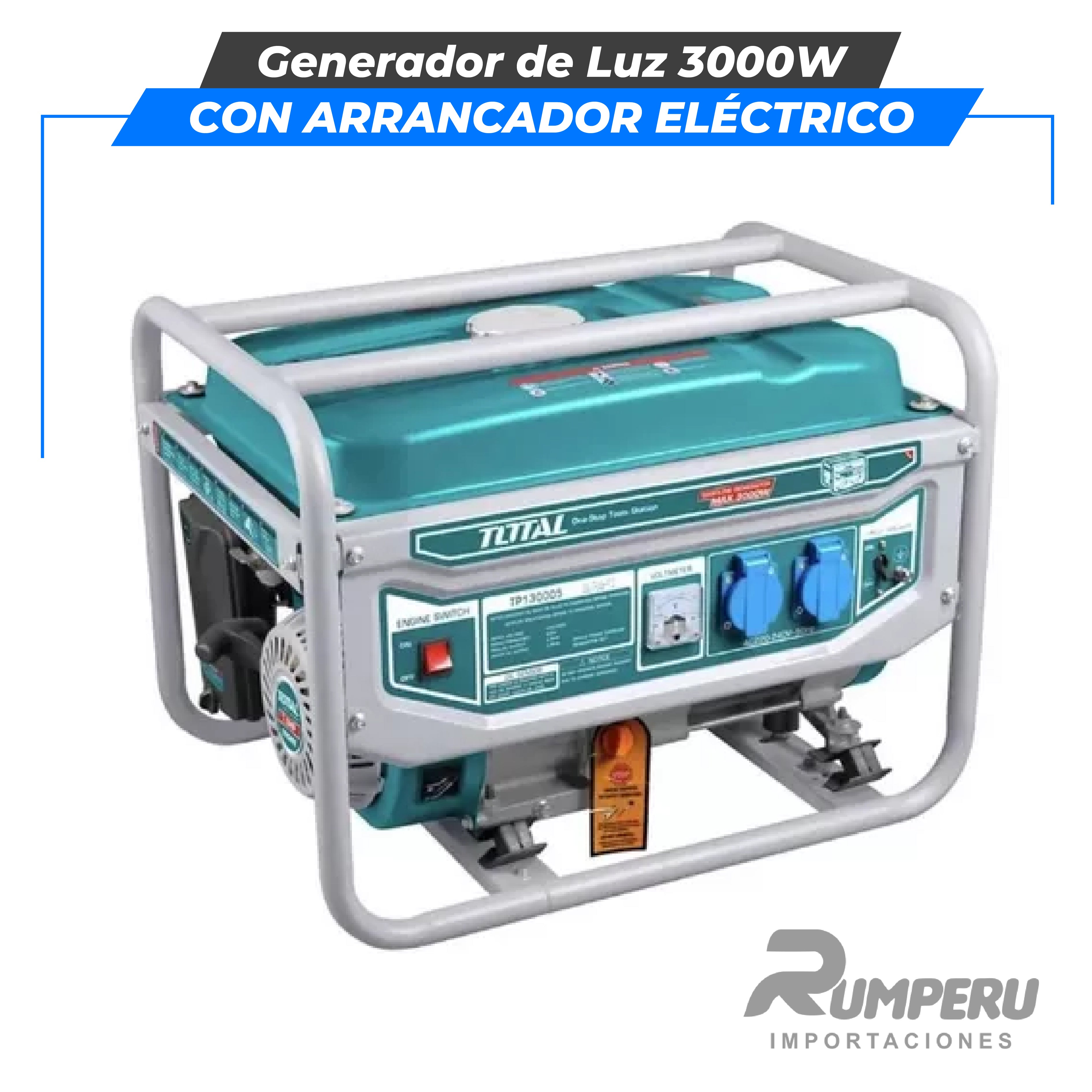 Generador de Luz 3000W (con arrancador eléctrico)