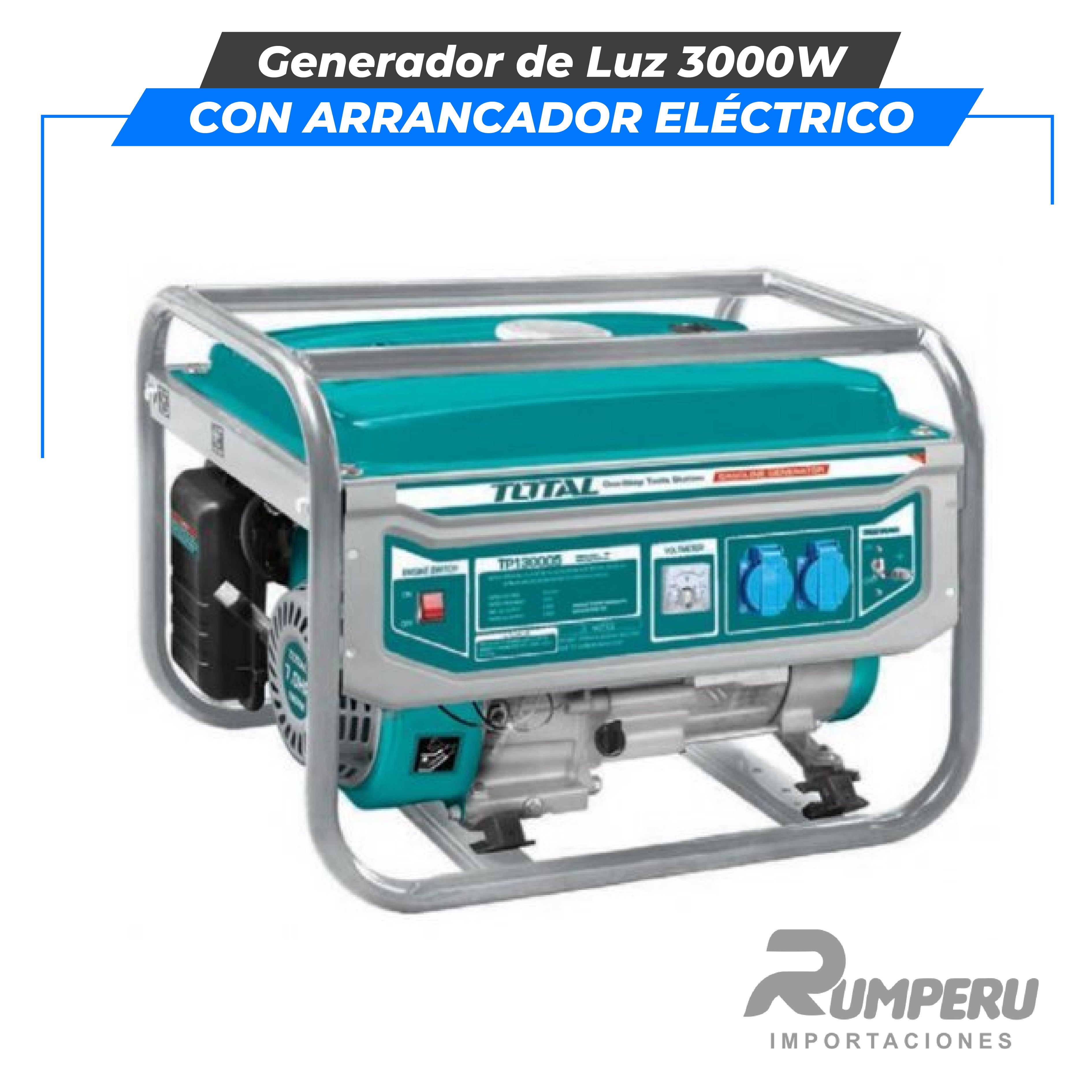 Generador de Luz 3000W (con arrancador eléctrico)