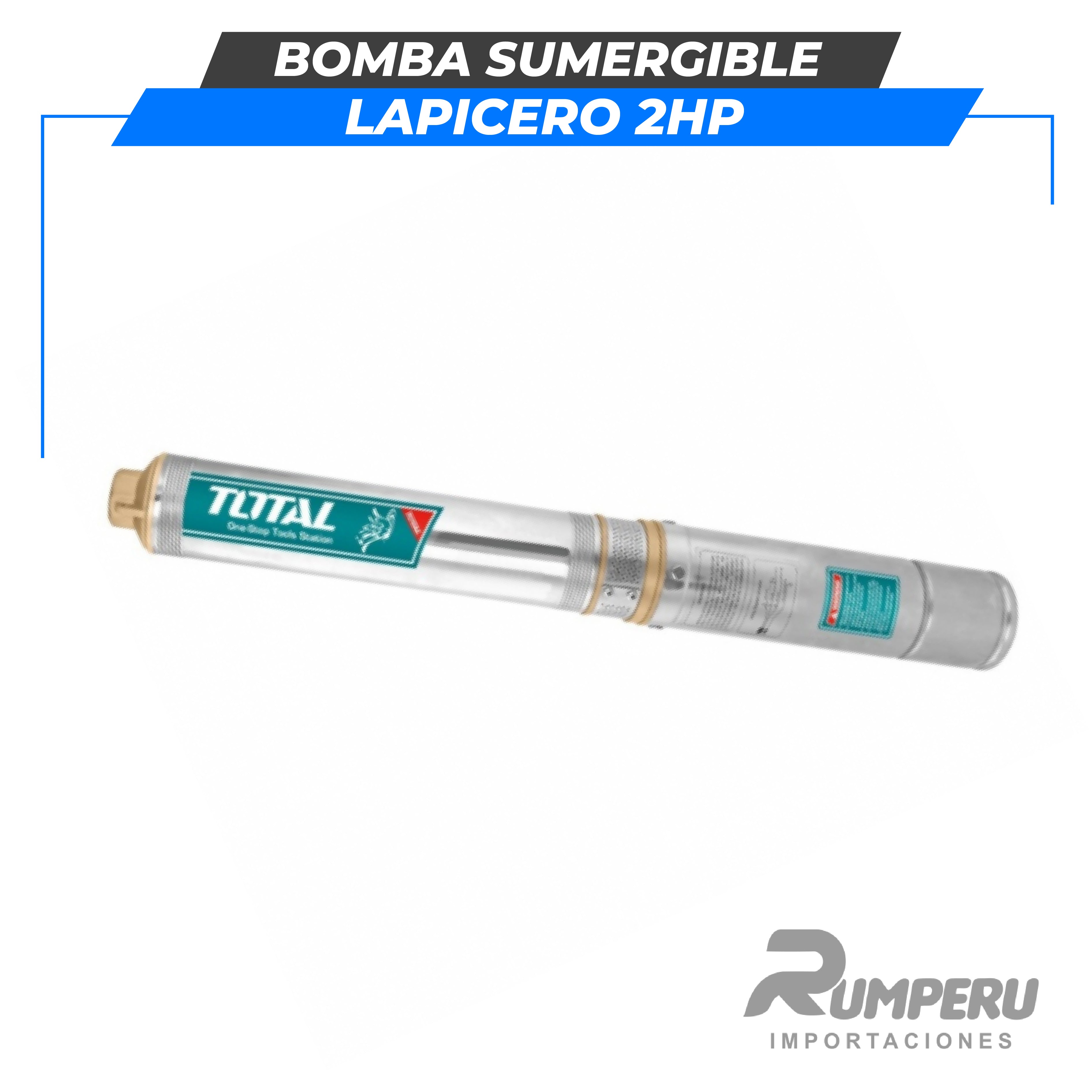 Bomba sumergible lapicero 2HP