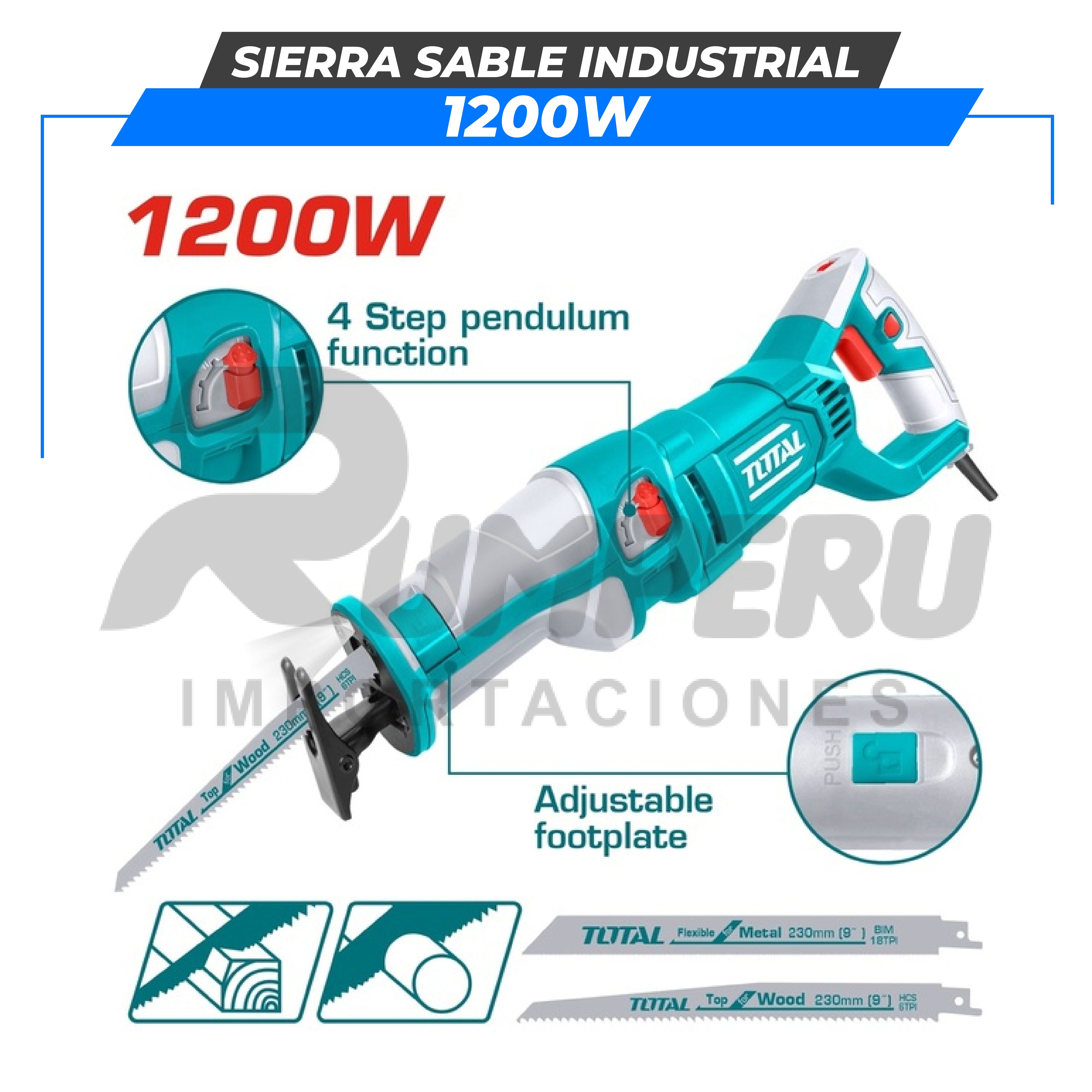 Sierra Sable 1200W INDUSTRIAL