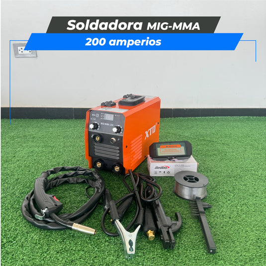 Soldadora 200 Amperios (MMA - MIG)