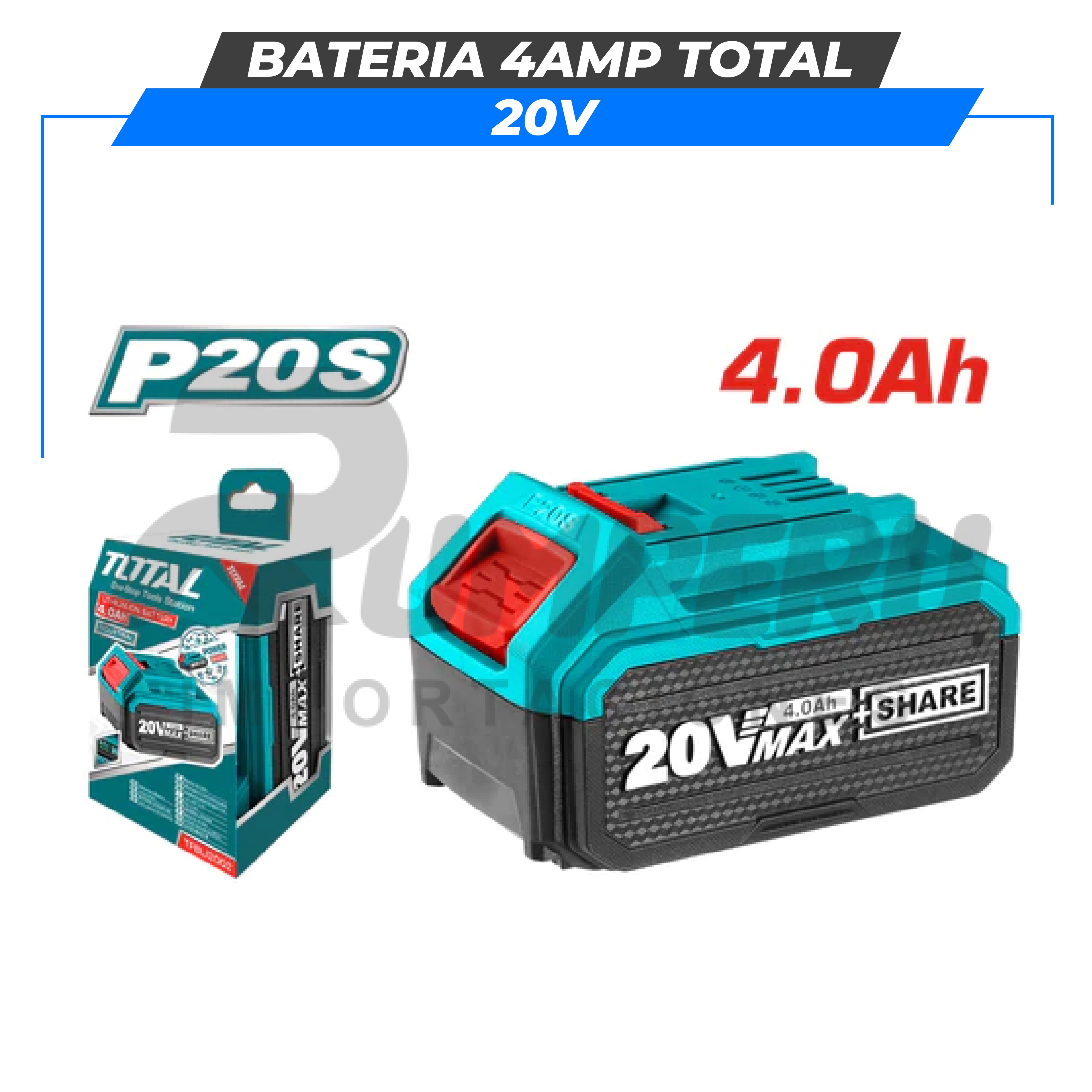 Bateria 20v 4 amp TOTAL