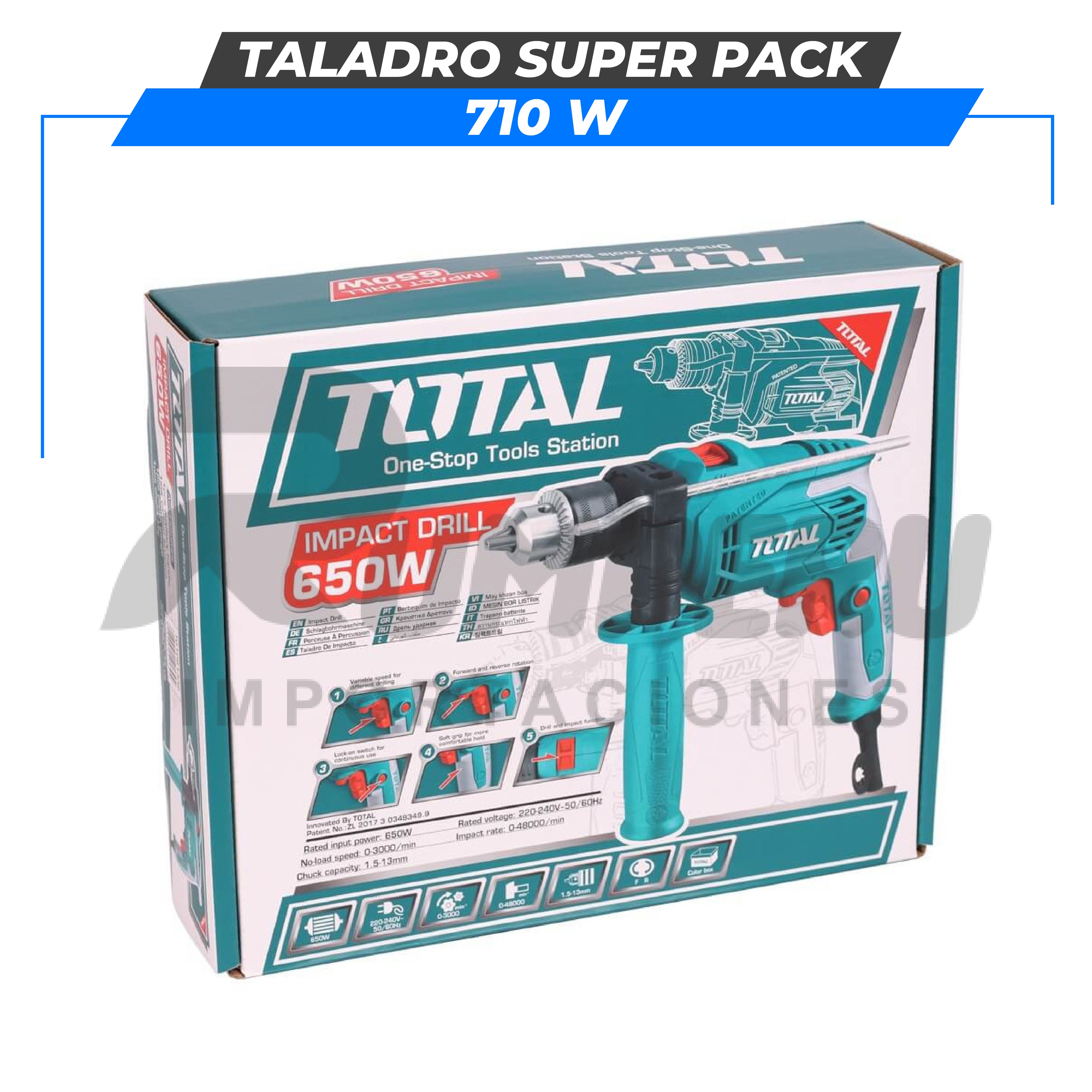 Taladro 710W SUPER SELECT