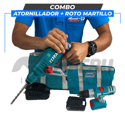 Combo taladro + Rotomartillo