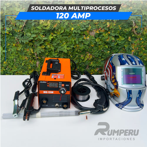 Soldadora Multiprocesos 120 AMP