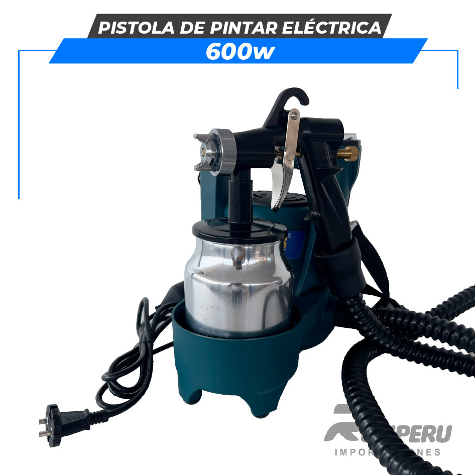 Pistola de Pintar Eléctrica 600W ( Tecnología Alemana)