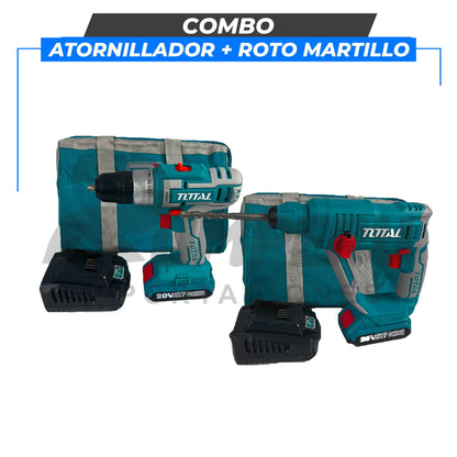 Combo taladro + Rotomartillo