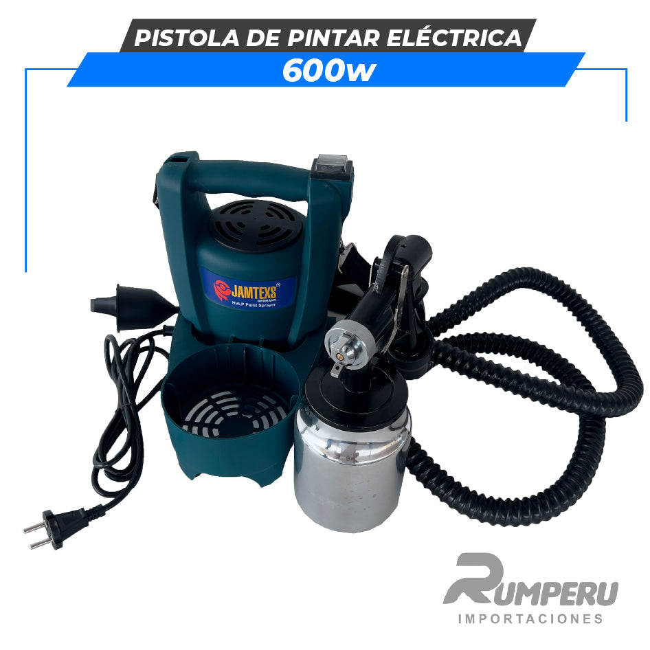 Pistola de Pintar Eléctrica 600W ( Tecnología Alemana)