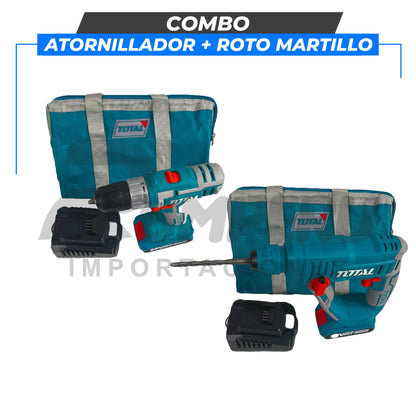 Combo taladro + Rotomartillo