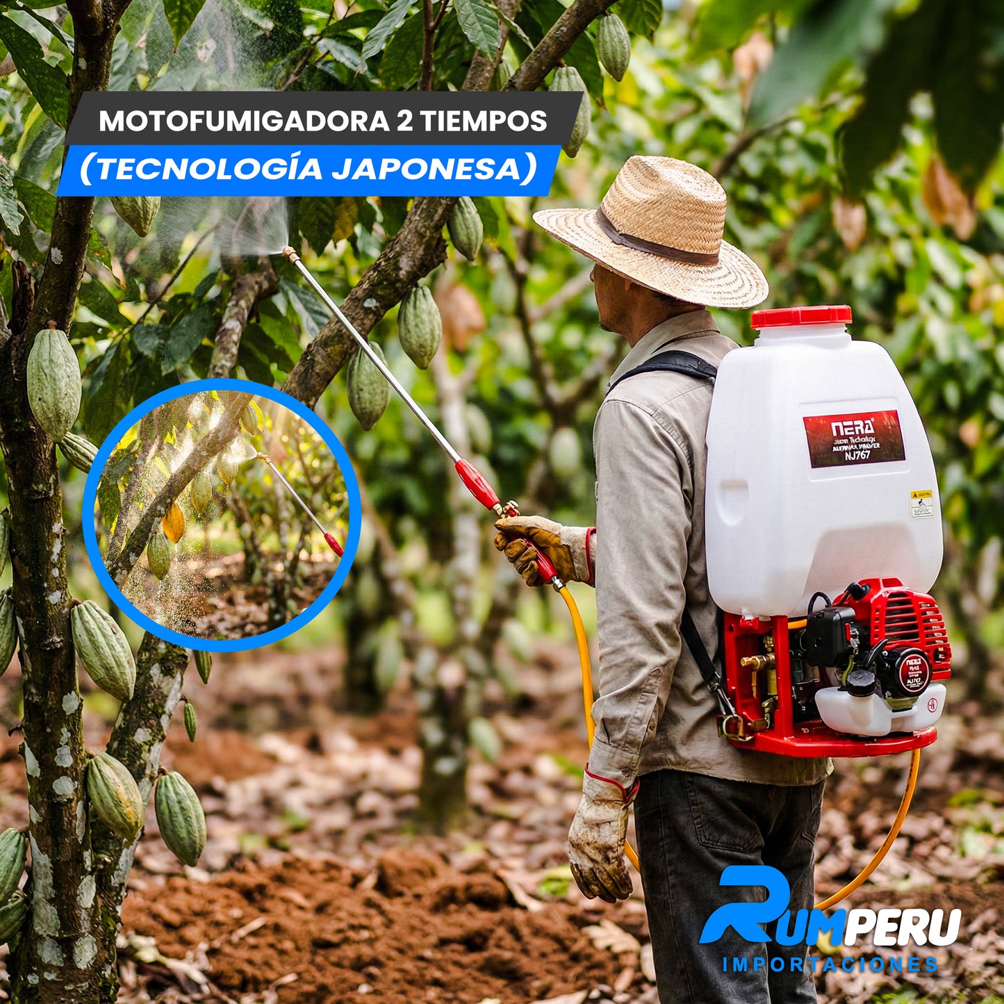 Motofumigadora 2 Tiempos (Tecnología Japonesa.)