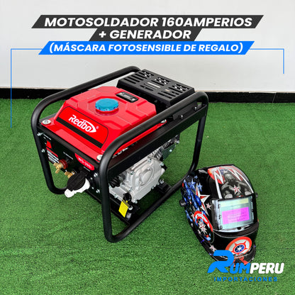 Motosoldador 2 en 1 (160Amperios) 4 Tiempos