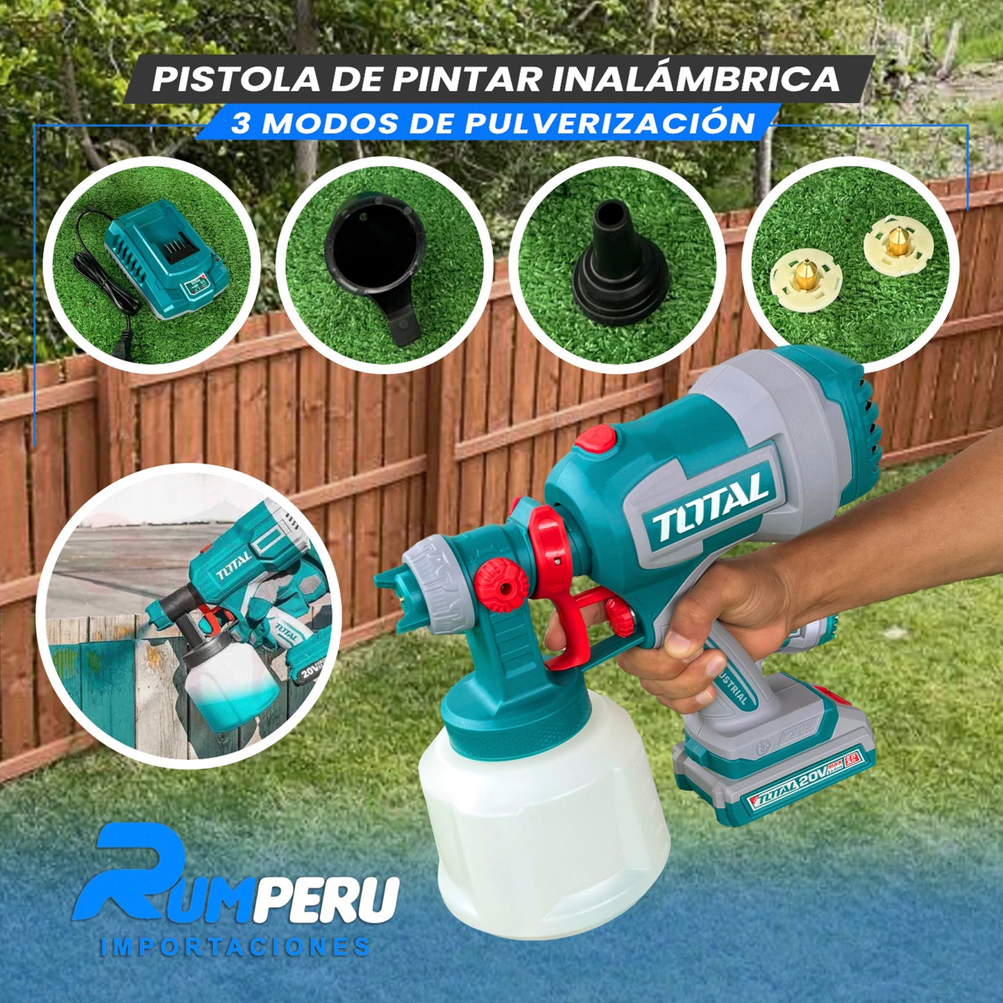 Pistola de Pintar Inalámbrica