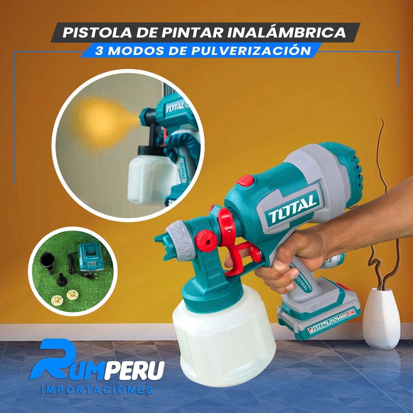 Pistola de Pintar Inalámbrica