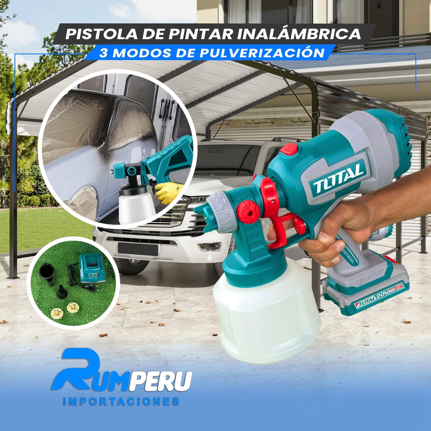 Pistola de Pintar Inalámbrica