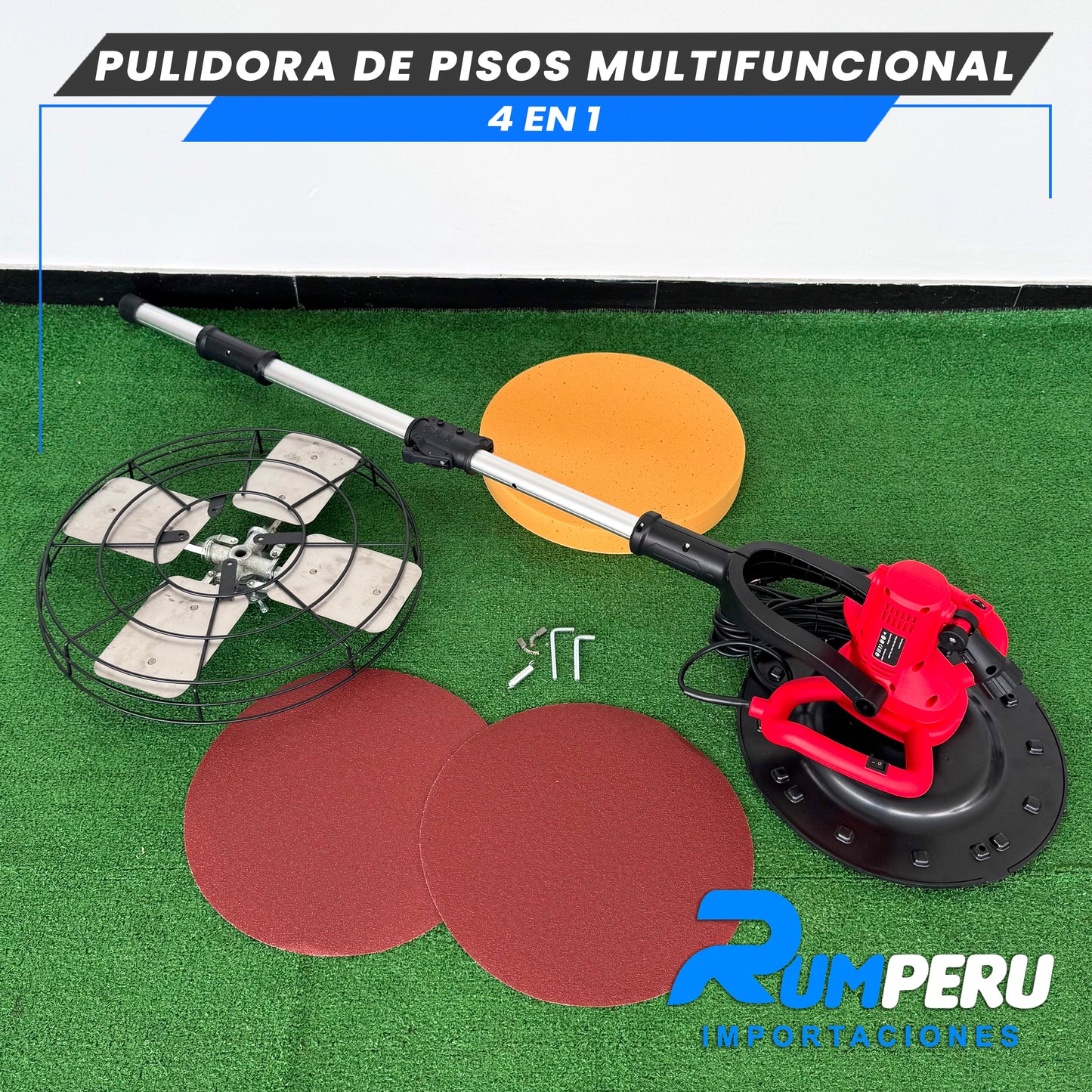 Pulidora De Pisos Multifuncional 4 EN 1