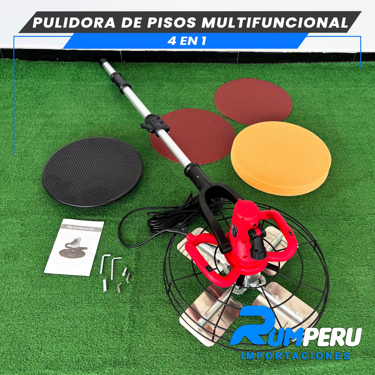 Pulidora De Pisos Multifuncional 4 EN 1