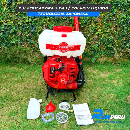PULVERIZADORA 2 EN 1 /POLVO Y LIQUIDO TECNOLOGÍA JAPONESA