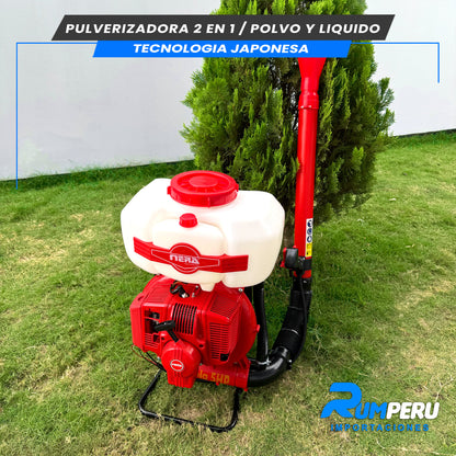 PULVERIZADORA 2 EN 1 /POLVO Y LIQUIDO TECNOLOGÍA JAPONESA