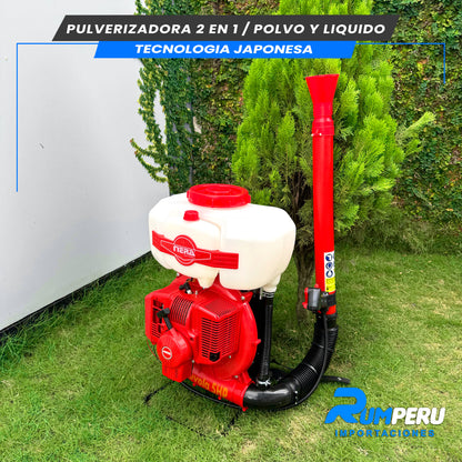 PULVERIZADORA 2 EN 1 /POLVO Y LIQUIDO TECNOLOGÍA JAPONESA