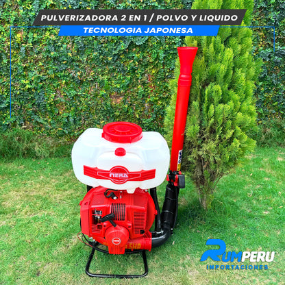 PULVERIZADORA 2 EN 1 /POLVO Y LIQUIDO TECNOLOGÍA JAPONESA