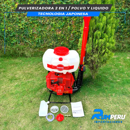 PULVERIZADORA 2 EN 1 /POLVO Y LIQUIDO TECNOLOGÍA JAPONESA