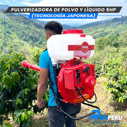 Pulverizadora Polvo y Líquido 5H (Tecnología Jponesa)