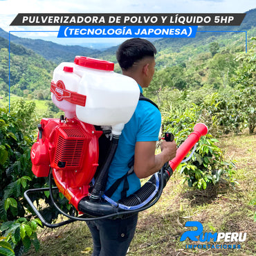 Pulverizadora Polvo y Líquido 5H (Tecnología Jponesa)