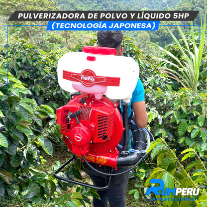 Pulverizadora Polvo y Líquido 5H (Tecnología Jponesa)