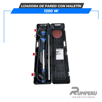 Lijadora de Pared Industrial con Maletín 1250W