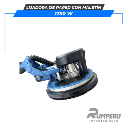 Lijadora de Pared Industrial con Maletín 1250W