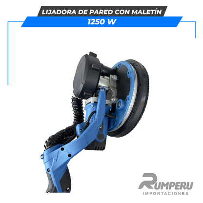 Lijadora de Pared Industrial con Maletín 1250W