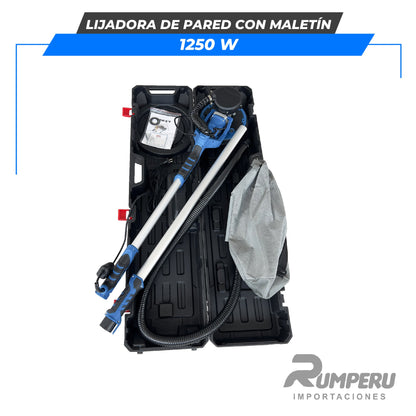 Lijadora de Pared Industrial con Maletín 1250W