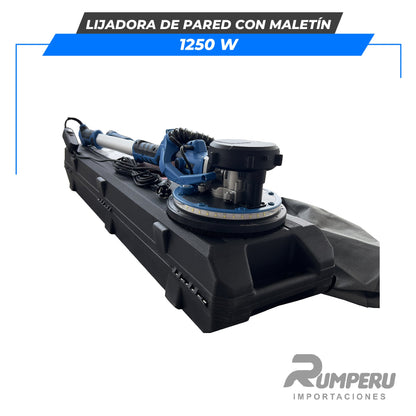 Lijadora de Pared Industrial con Maletín 1250W